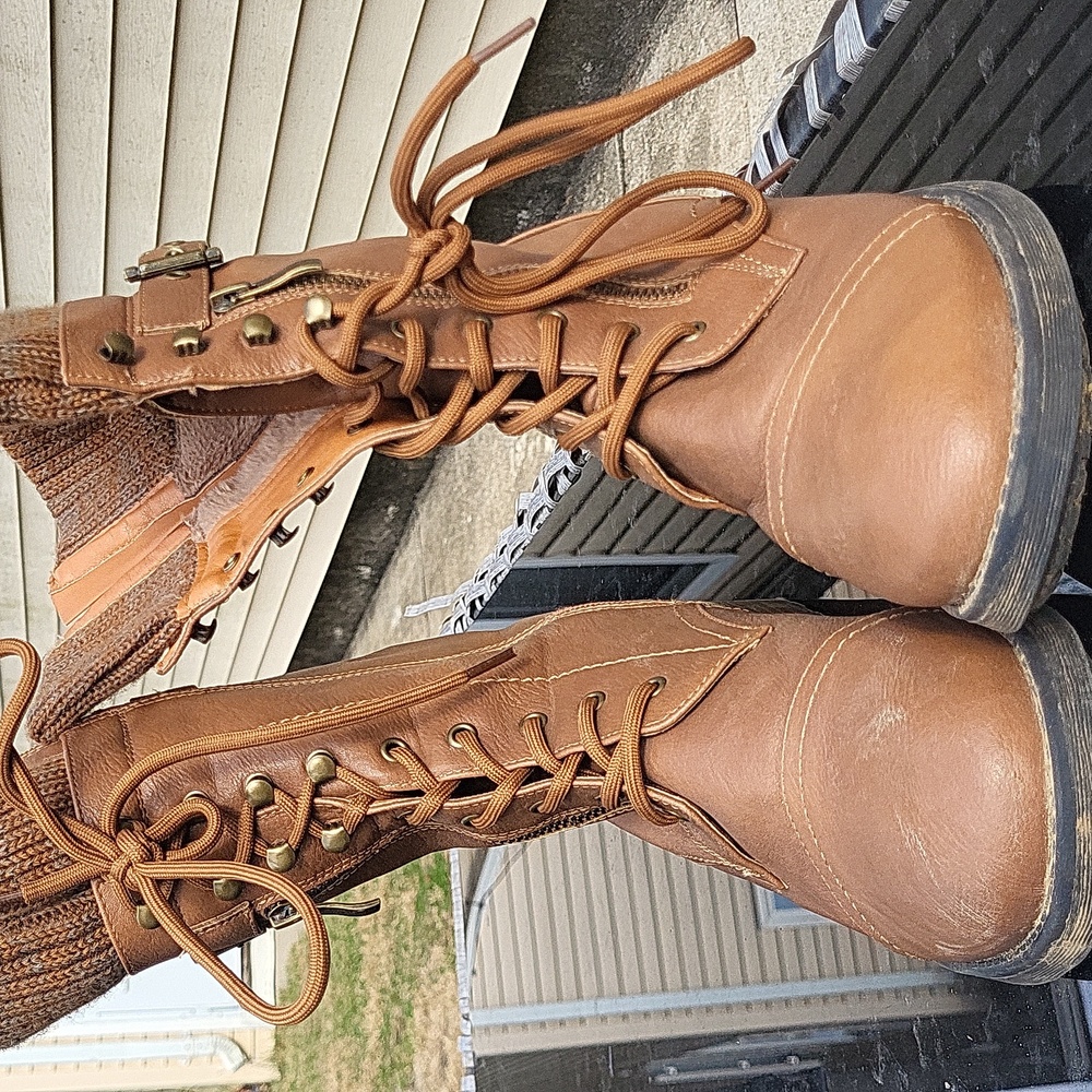 Lace Up Boots
